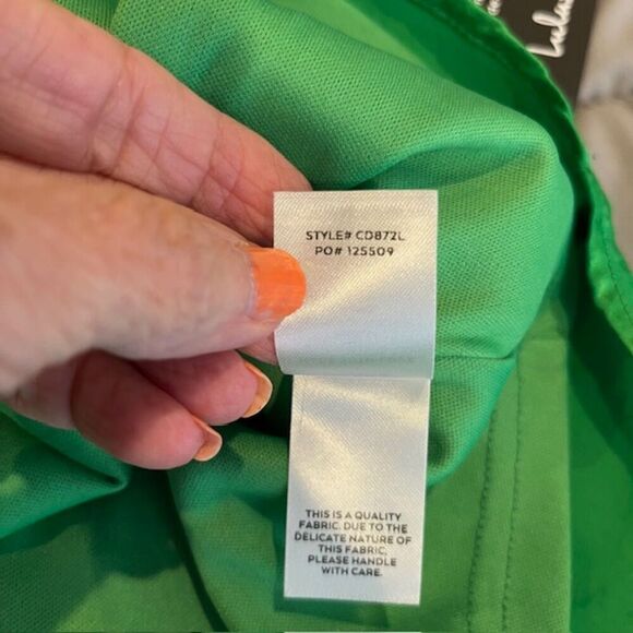 NWT Lulus Looking Luxe Green Satin Peplum Flounce Mini Dress Back Zip Size XS - Picture 9 of 13